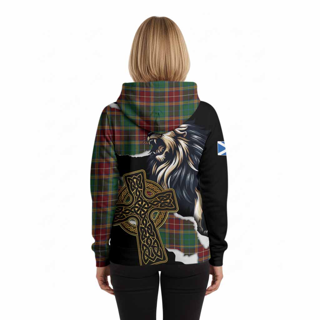 Baxter Tartan Scottish Hoodie Lion Celtic Heritage