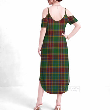 Baxter Tartan Summer Maxi Dress - Tartan Vibes Clothing