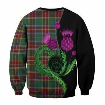 Baxter Tartan Sweatshirt Traditional Scottish Thistle