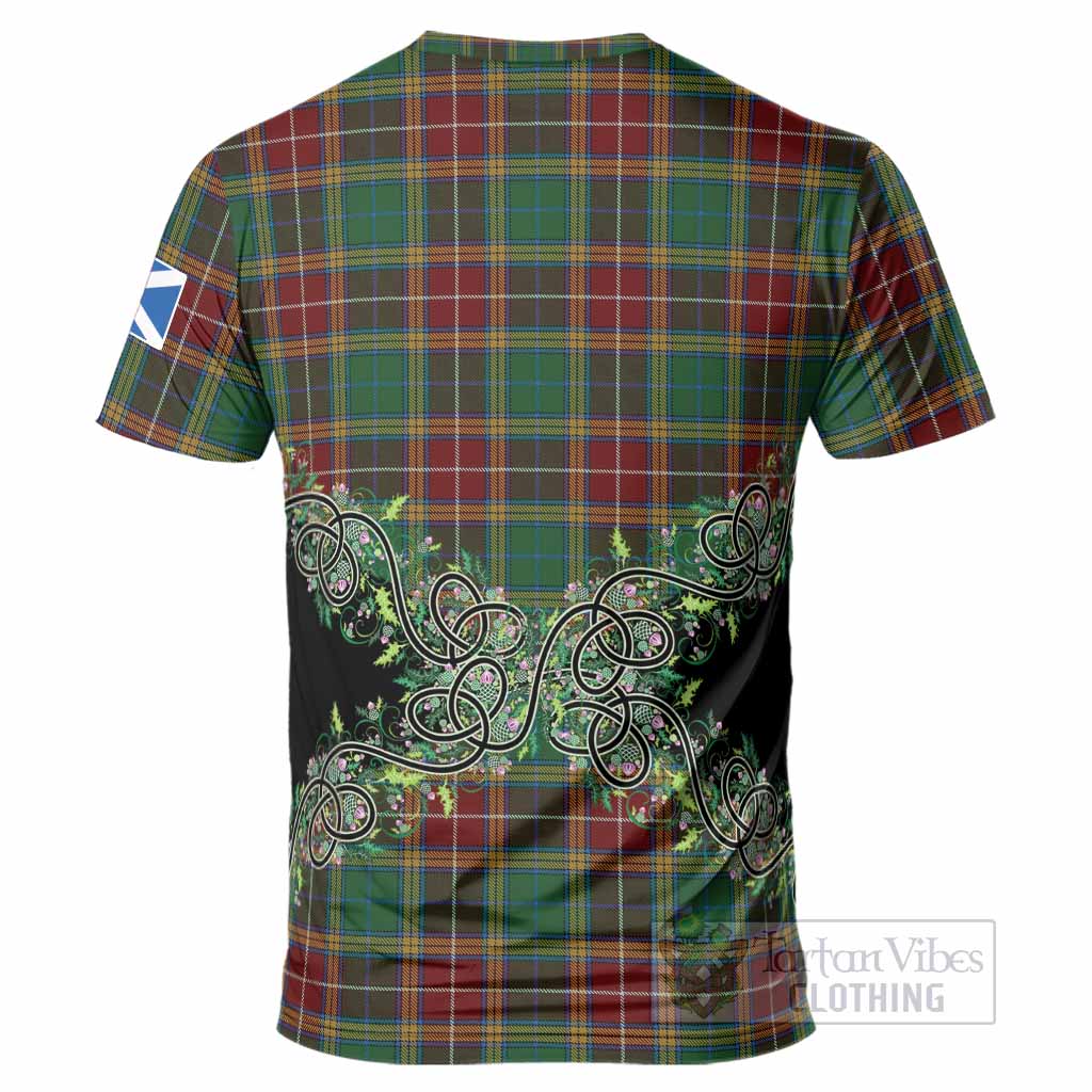 Baxter Tartan T-Shirt Thistle Scottish Spirit