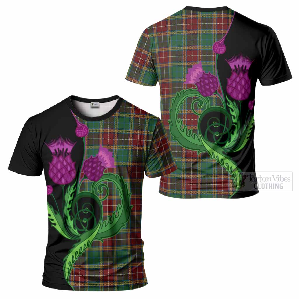 Baxter Tartan T-Shirt Traditional Scottish Thistle