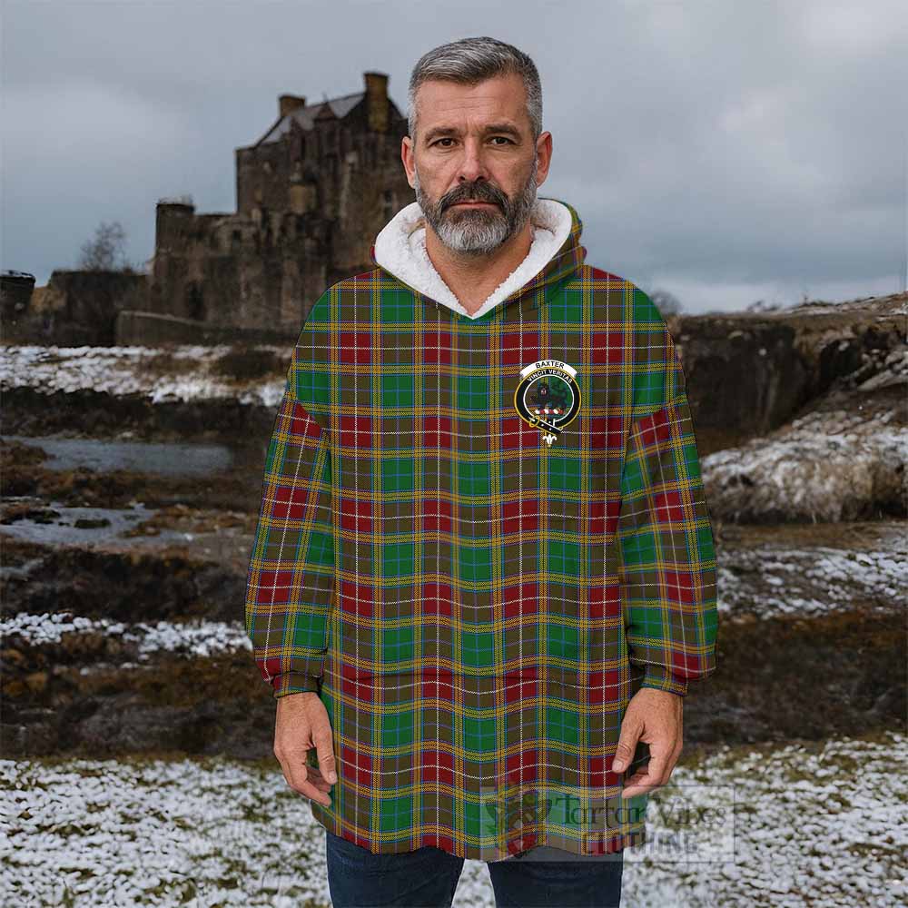 Baxter Tartan Wearable Blanket with Family Crest - Tartan Vibes Clothing