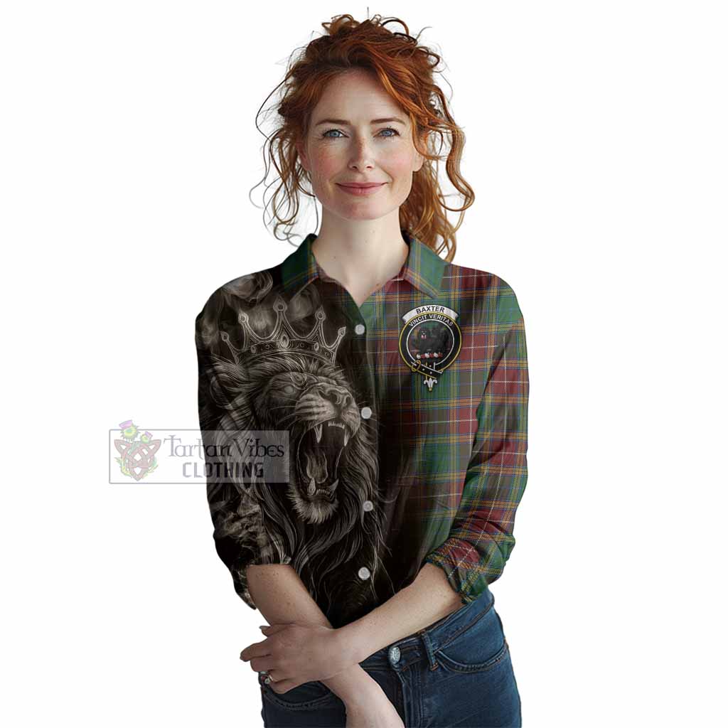 Baxter Tartan Women Casual Shirt Roaring Lion Heritage