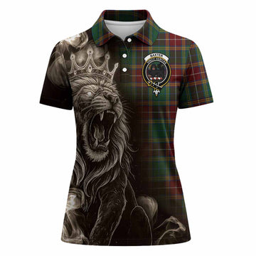 Baxter Tartan Women Polo Shirt Roaring Lion Heritage