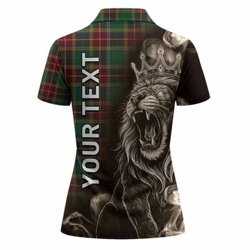 Baxter Tartan Women Polo Shirt Roaring Lion Heritage