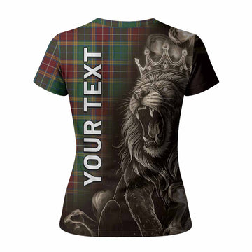 Baxter Tartan Women T shirt Roaring Lion Heritage