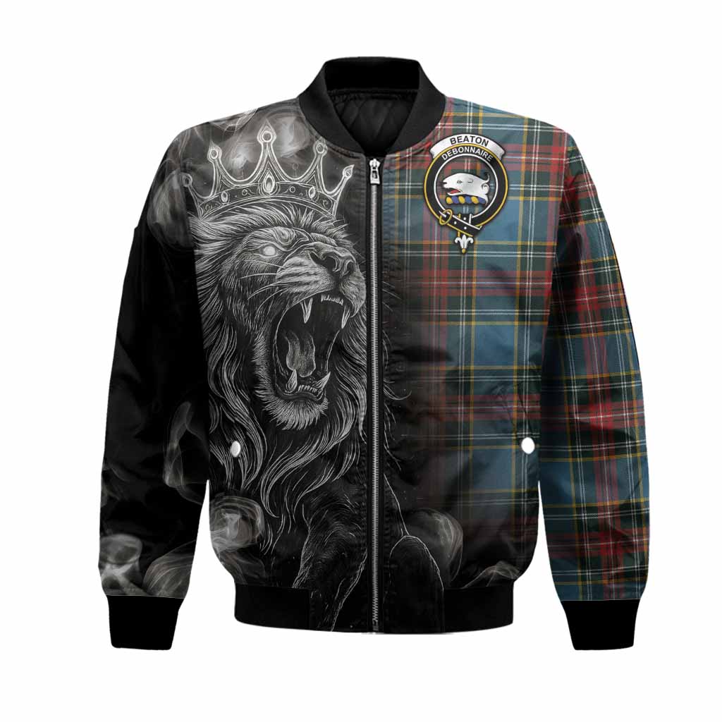 Beaton Tartan Bomber Jacket Roaring Lion Heritage