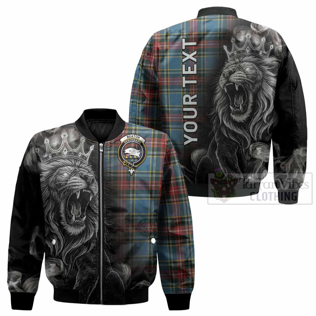 Beaton Tartan Bomber Jacket Roaring Lion Heritage