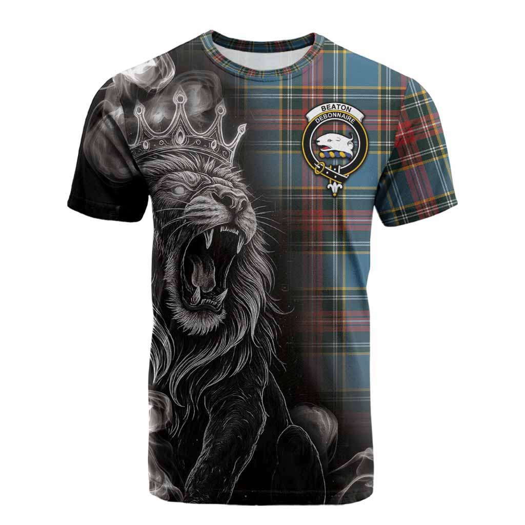 Beaton Tartan Cotton T-shirt Roaring Lion Heritage