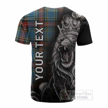 Beaton Tartan Cotton T-shirt Roaring Lion Heritage