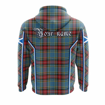 Beaton Tartan Crest Hoodie Scotland Coat of Arm Flag Style