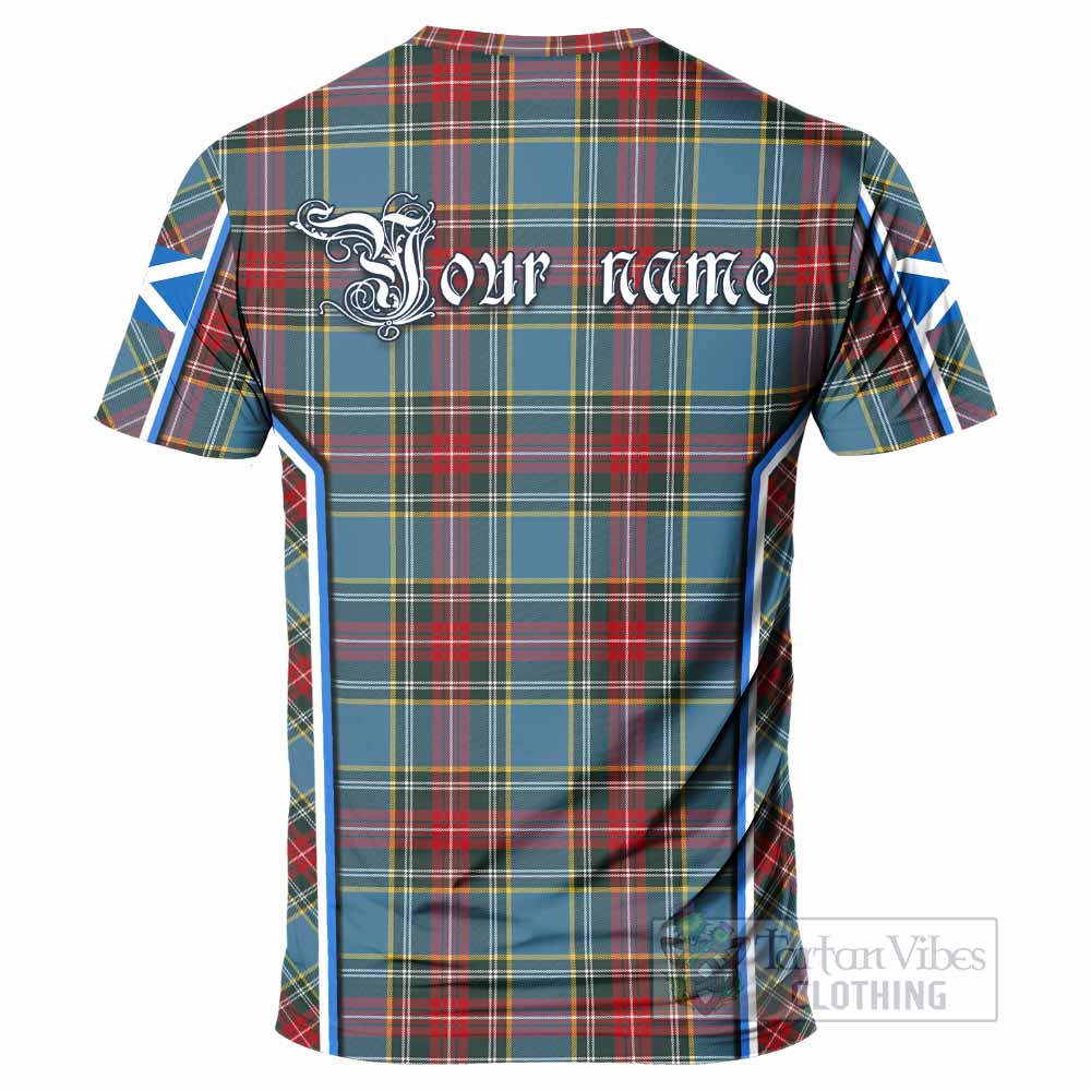 Beaton Tartan Crest T-shirt Scotland Coat of Arm Flag Style - Tartan Vibes Clothing