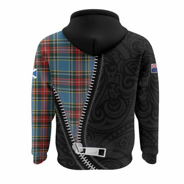 Beaton Tartan Hoodie New Zealand Pattern Unique Zipper Stylized