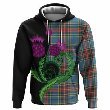 Beaton Tartan Hoodie Traditional Scottish Thistle