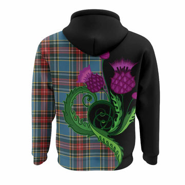 Beaton Tartan Hoodie Traditional Scottish Thistle