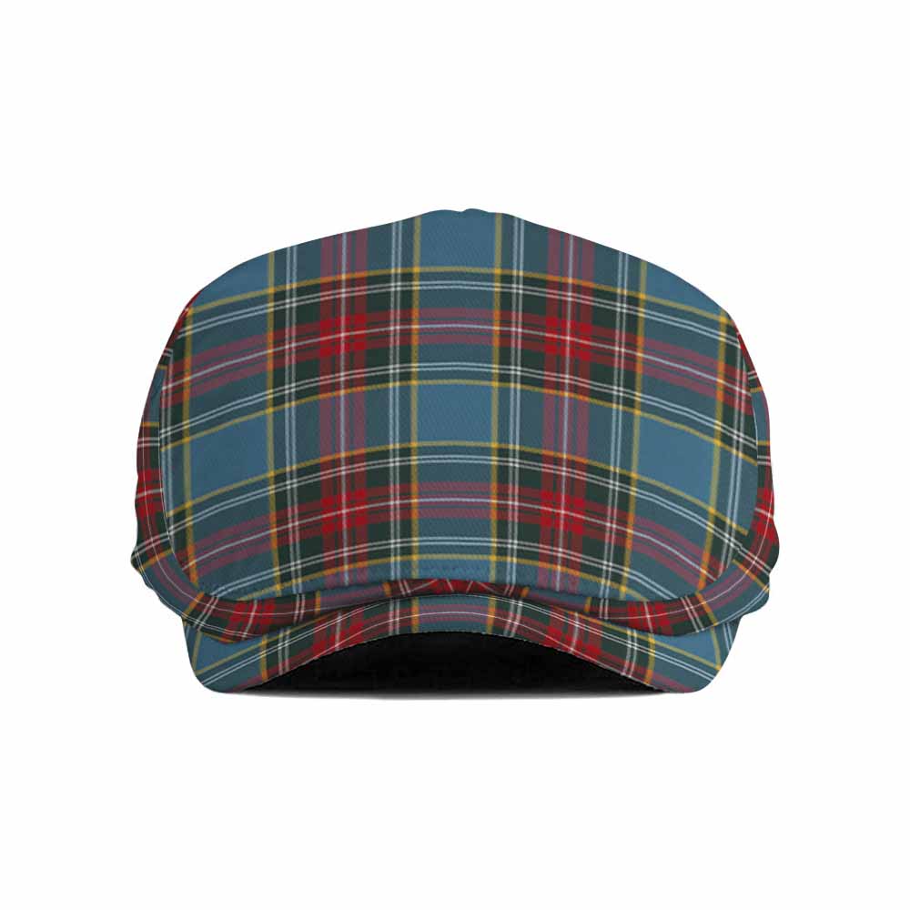 Beaton Tartan Jeff Cap, Tartan Flat Cap