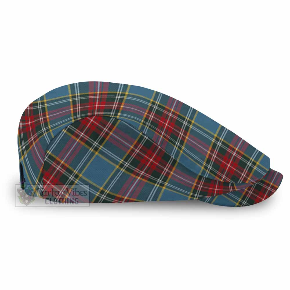 Beaton Tartan Jeff Cap, Tartan Flat Cap