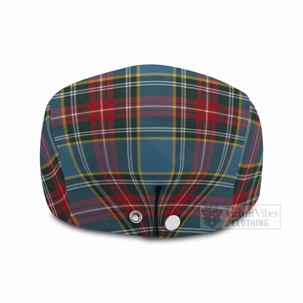 Beaton Tartan Jeff Cap, Tartan Flat Cap