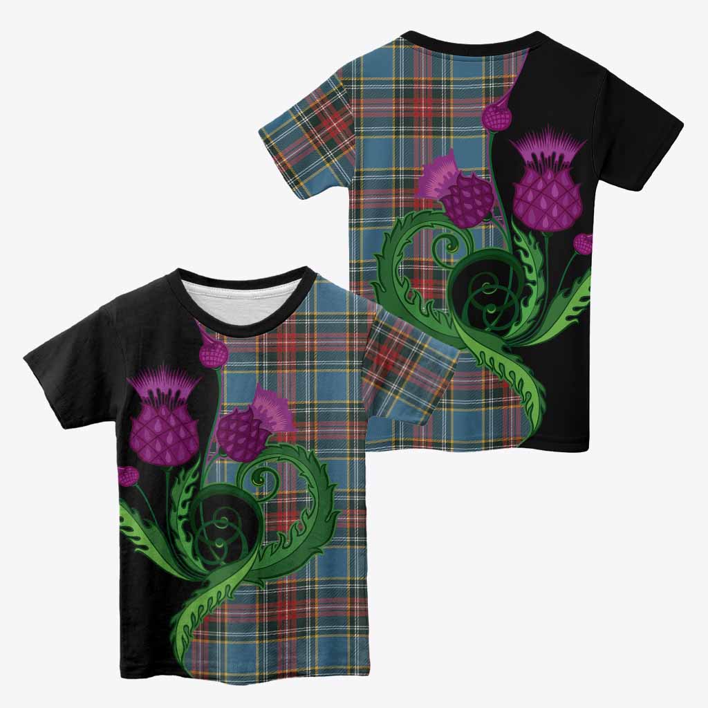 Beaton Tartan Kid T-shirt Traditional Scottish Thistle