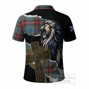Beaton Tartan Scottish Polo Shirt Lion Celtic Heritage