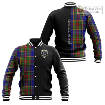 Beattie Tartan Baseball Jacket with Family Crest and Half Of Me Style Unisex - Tartan Vibes Clothing