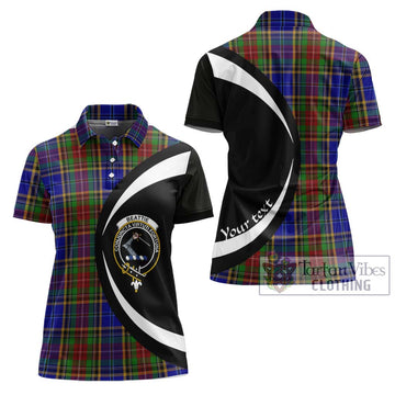 Beattie Tartan Women's Polo Shirt with Family Crest Circle Style Women - Tartan Vibes Clothing