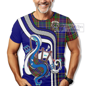 Beattie Tartan T-Shirt with Epic Bagpipe Style