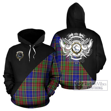 Beattie Tartan Hoodie with Family Crest and Military Logo Style Zip Hoodie - Tartan Vibes Clothing