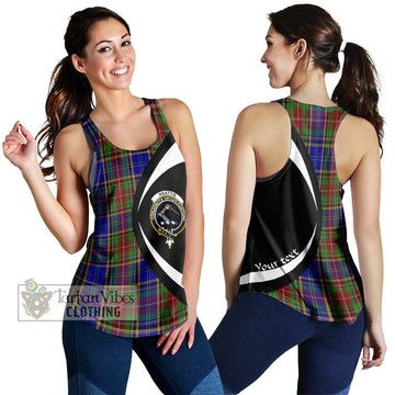 Beattie Tartan Women's Racerback Tanks with Family Crest Circle Style 4XL - Tartan Vibes Clothing