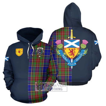 Beattie Tartan Hoodie Alba with Scottish Lion Royal Arm Half Style Zip Hoodie - Tartan Vibes Clothing