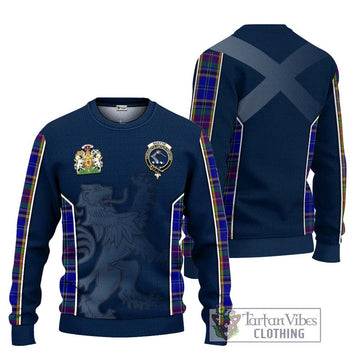 Beattie Tartan Ugly Sweater with Family Crest and Lion Rampant Vibes Sport Style Unisex - Tartan Vibes Clothing