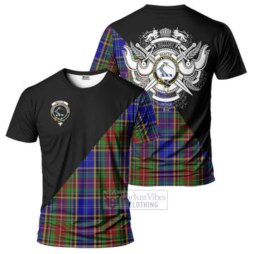 Beattie Tartan T-Shirt with Family Crest and Military Logo Style