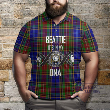 Beattie Tartan Polo Shirt with Family Crest DNA In Me Style Kid - Tartan Vibes Clothing