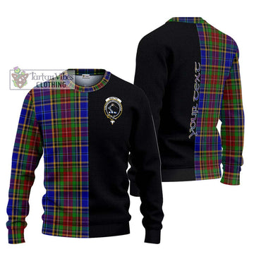 Beattie Tartan Ugly Sweater with Family Crest and Half Of Me Style Unisex - Tartan Vibes Clothing