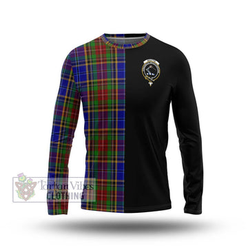 Beattie Tartan Long Sleeve T-Shirt with Family Crest and Half Of Me Style Unisex - Tartan Vibes Clothing