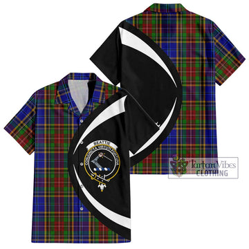 Beattie Tartan Hawaiian Shirt with Family Crest Circle Style Kid - Tartan Vibes Clothing