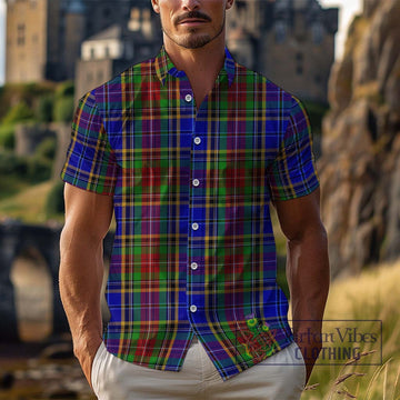 Beattie Tartan Cotton Hawaiian Shirt Kid - Tartan Vibes Clothing