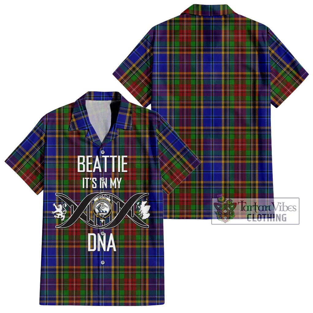 Beattie Tartan Hawaiian Shirt with Family Crest DNA In Me Style Kid - Tartan Vibes Clothing