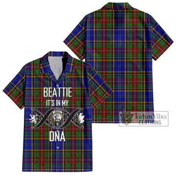Beattie Tartan Hawaiian Shirt with Family Crest DNA In Me Style Kid - Tartan Vibes Clothing