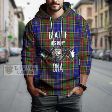 Beattie Tartan Hoodie with Family Crest DNA In Me Style Pullover Hoodie - Tartanvibesclothing Shop