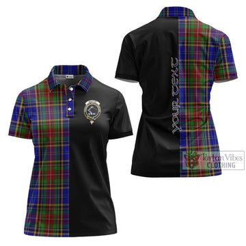 Beattie Tartan Women's Polo Shirt with Family Crest and Half Of Me Style Women - Tartan Vibes Clothing