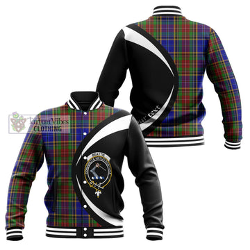 Beattie Tartan Baseball Jacket with Family Crest Circle Style Unisex - Tartan Vibes Clothing