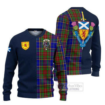 Beattie Tartan Ugly Sweater Alba with Scottish Lion Royal Arm Half Style Unisex - Tartan Vibes Clothing