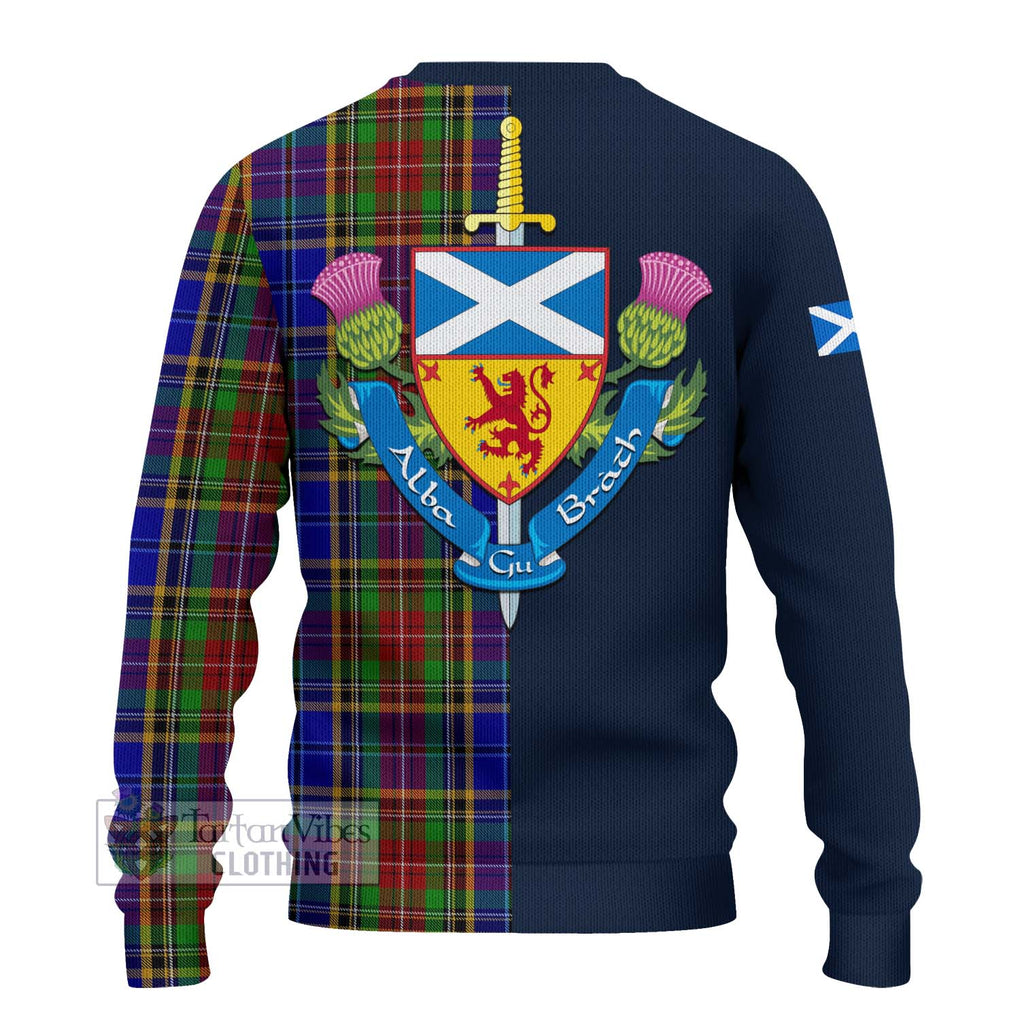 Beattie Tartan Ugly Sweater Alba with Scottish Lion Royal Arm Half Style - Tartan Vibes Clothing