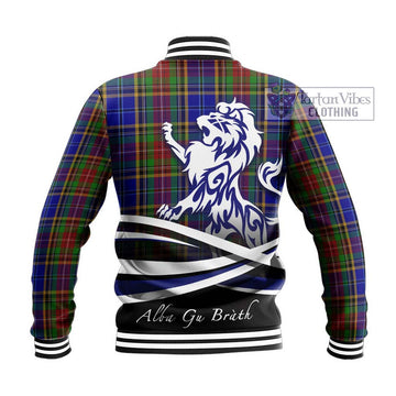 Beattie Tartan Baseball Jacket with Alba Gu Brath Regal Lion Emblem - Tartan Vibes Clothing