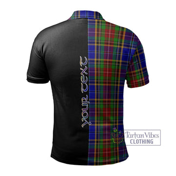 Beattie Tartan Polo Shirt with Family Crest and Half Of Me Style - Tartan Vibes Clothing
