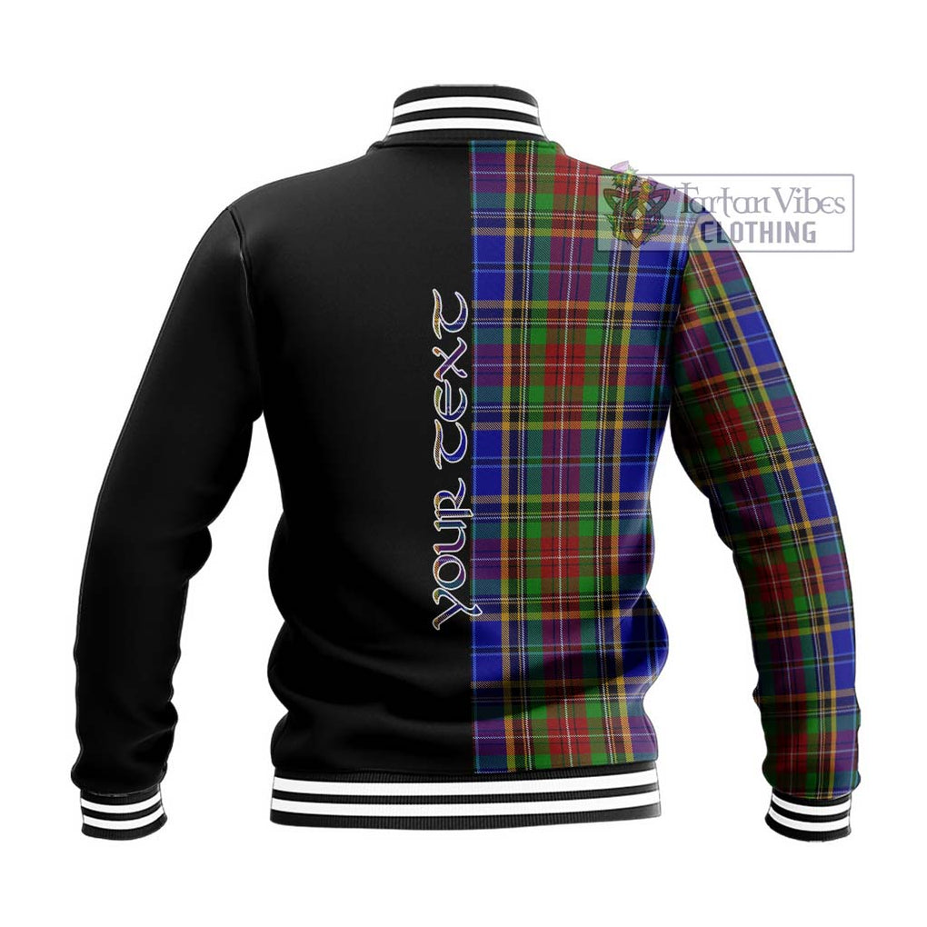 Beattie Tartan Baseball Jacket with Family Crest and Half Of Me Style - Tartan Vibes Clothing