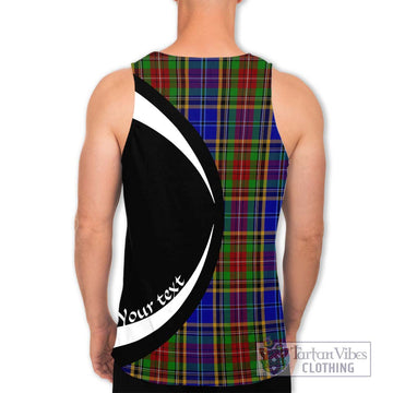 Beattie Tartan Men's Tank Top with Family Crest Circle Style - Tartan Vibes Clothing