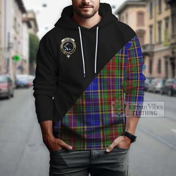 Beattie Tartan Hoodie with Family Crest and Military Logo Style - Tartan Vibes Clothing