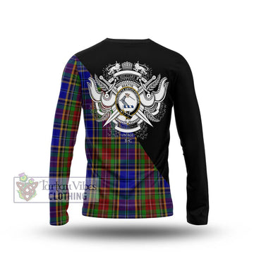 Beattie Tartan Long Sleeve T-Shirt with Family Crest and Military Logo Style - Tartan Vibes Clothing